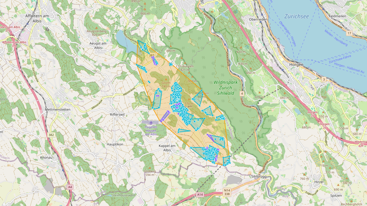 LEG Hausen am Albis (ZH) – Netzgebiet 1