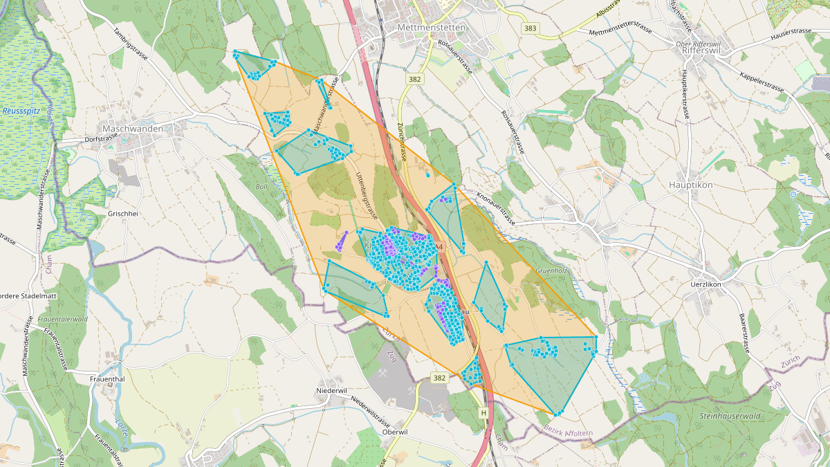 LEG Knonau (ZH) – Netzgebiet 1