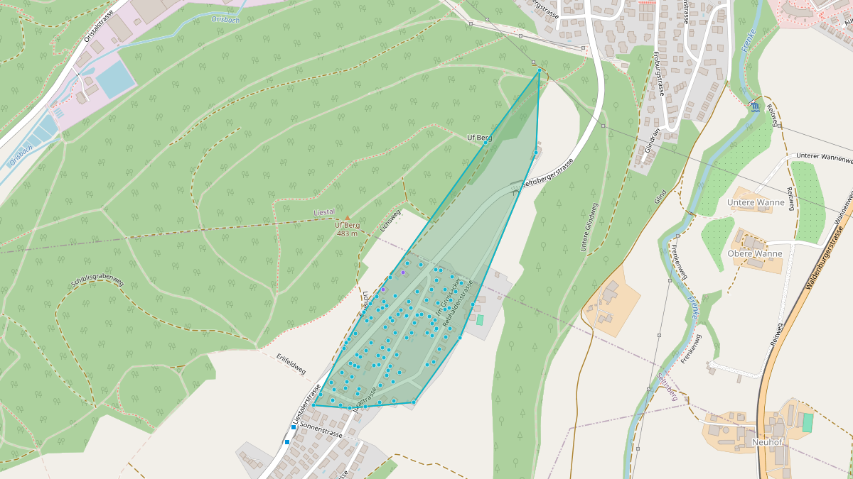 LEG-Potenzial-Karte von Quartier-LEG Räbholde