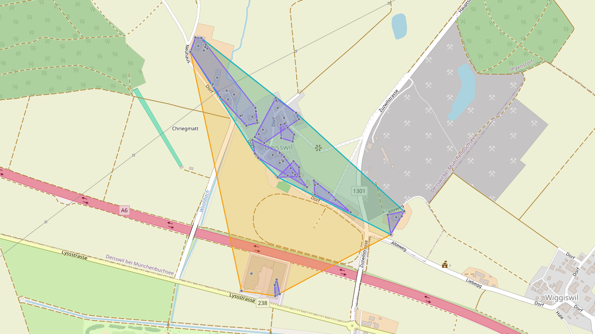 Carte du potentiel CEL de LEG Deisswil