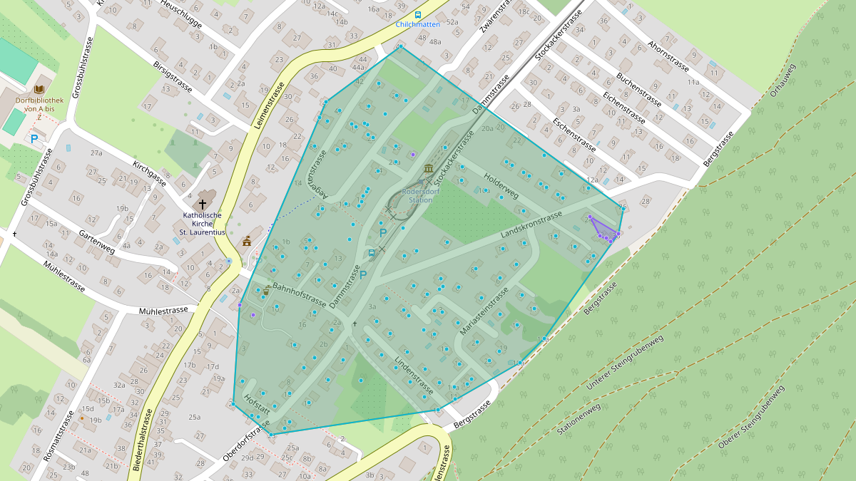 Mappa del potenziale CEL di Quartier-LEG Zentrum-Landskronstrasse