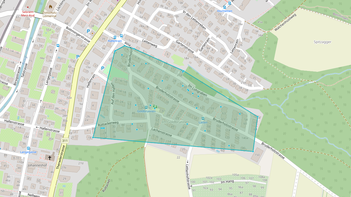 LEG-Potenzial-Karte von Quartier-LEG Lätten