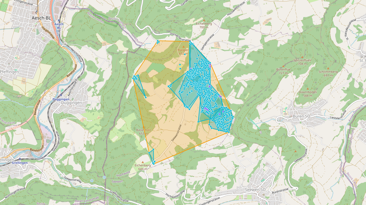LEG-Potenzial-Karte von LEG Hochwald (SO) – Netzgebiet 1