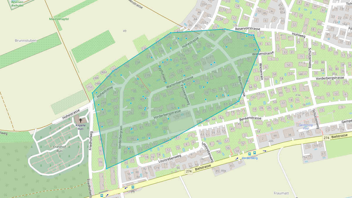 LEG-Potenzial-Karte von Quartier-LEG Vorderberg