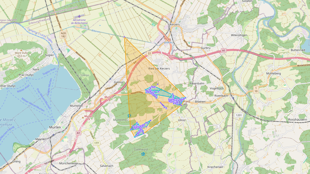 Mappa del potenziale CEL di LEG Murten (FR) – Unterwerk 1