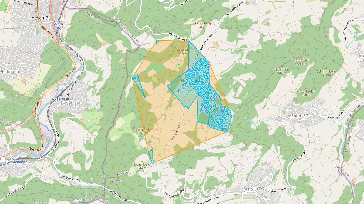 LEG-Potenzial-Karte von LEG Hochwald (SO) – Netzgebiet 1