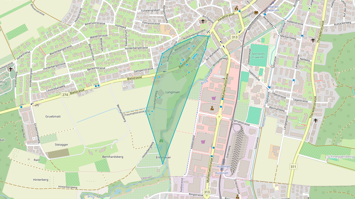 LEG-Potenzial-Karte von Quartier-LEG Langimatt