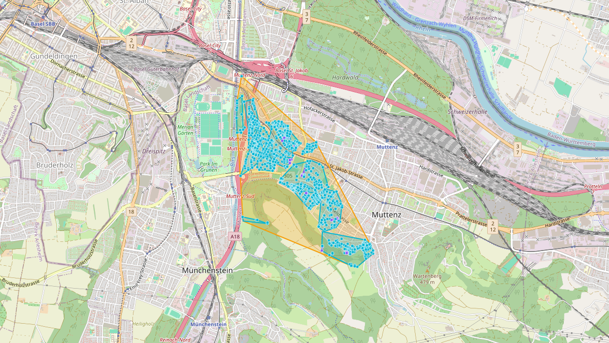 LEG Muttenz (BL) – Netzgebiet 2
