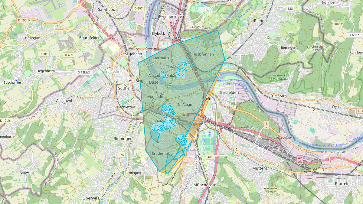 LEG Basel (BS) – Netzgebiet 2