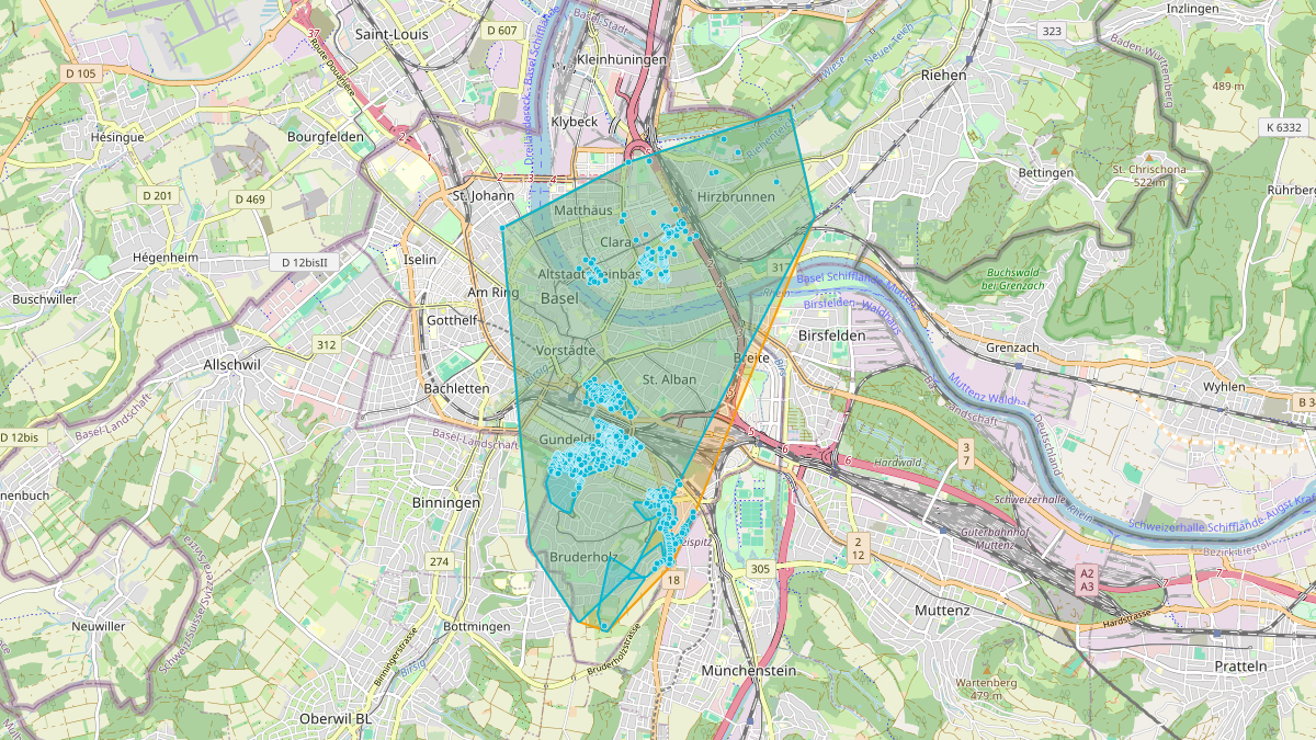 LEG Basel (BS) – Netzgebiet 2