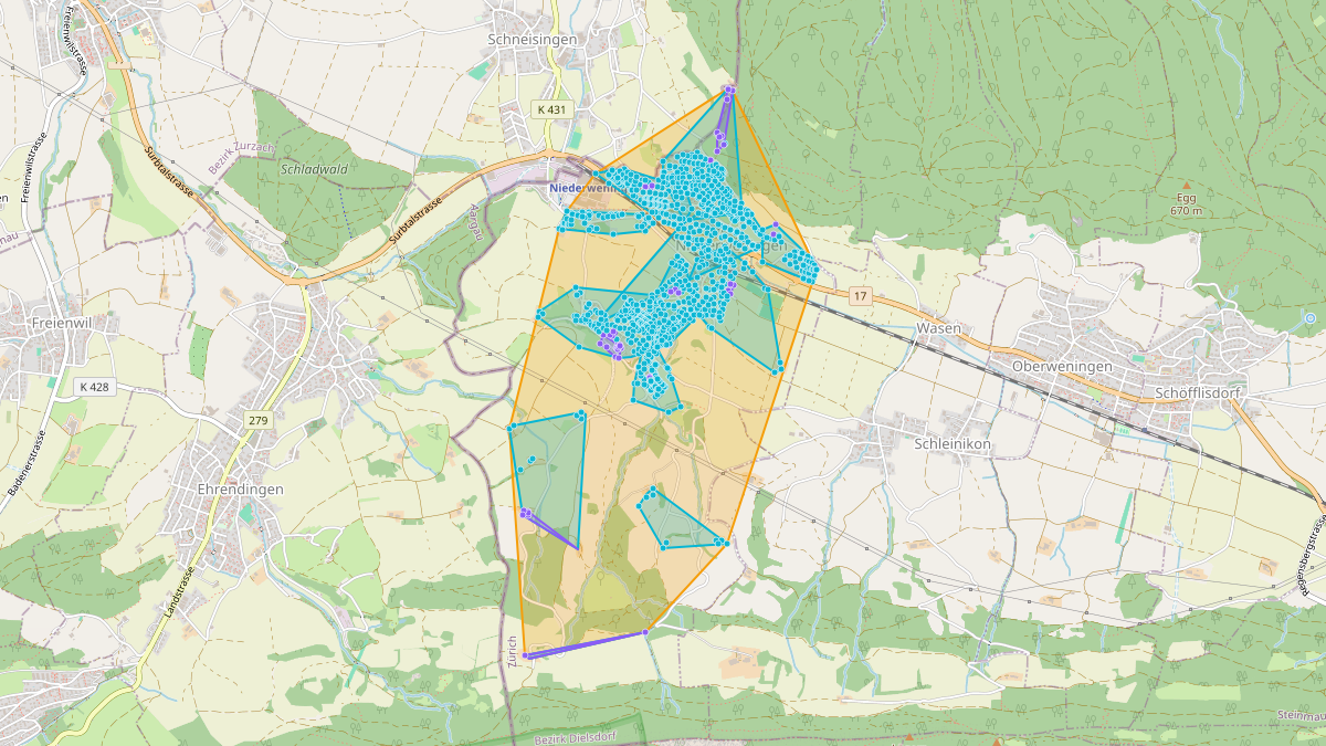 LEG Niederweningen (ZH) – Netzgebiet 1