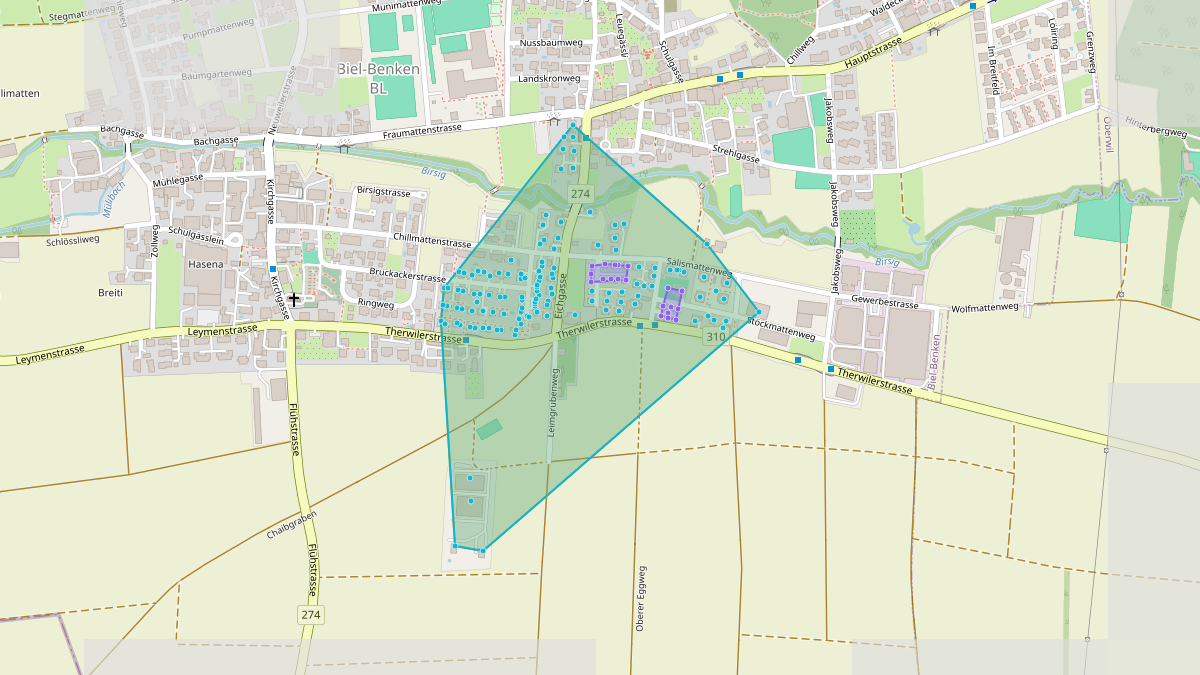 LEG-Potenzial-Karte von Quartier-LEG Schnetzelematt