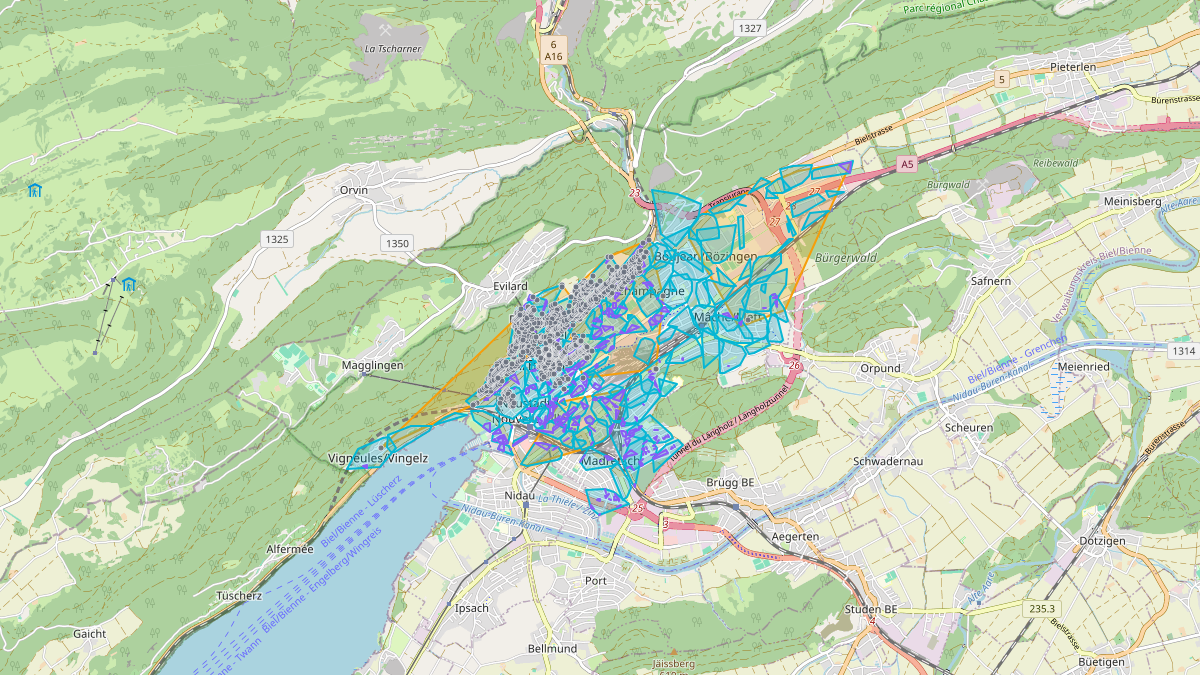 Mappa del potenziale CLE di LEG Biel