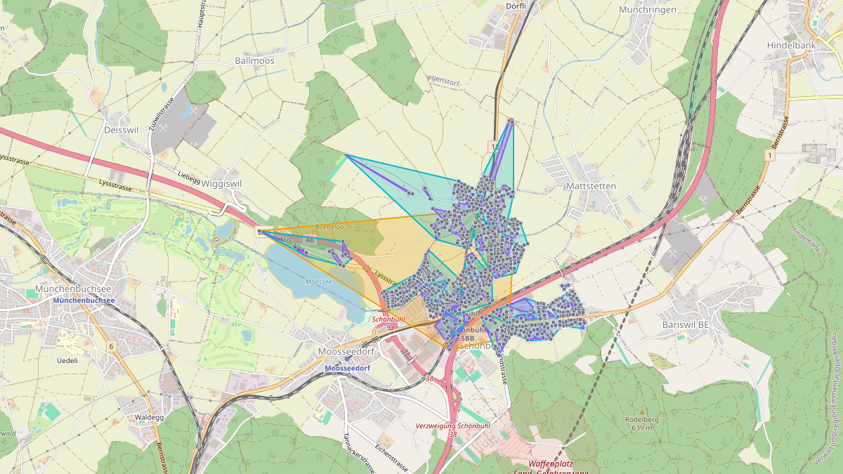 Mappa del potenziale CLE di LEG Urtenen-Schönbühl