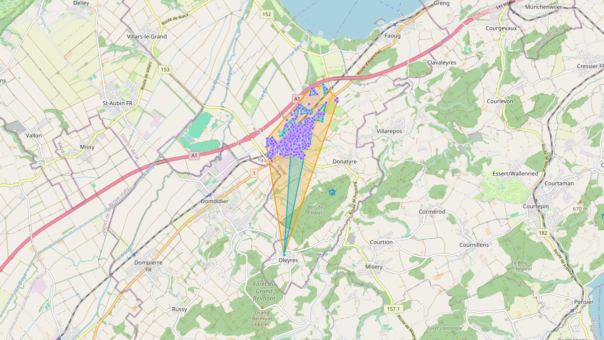 Mappa del potenziale CLE di LEG Avenches (VD) – Unterwerk LEG 20% 1396834687