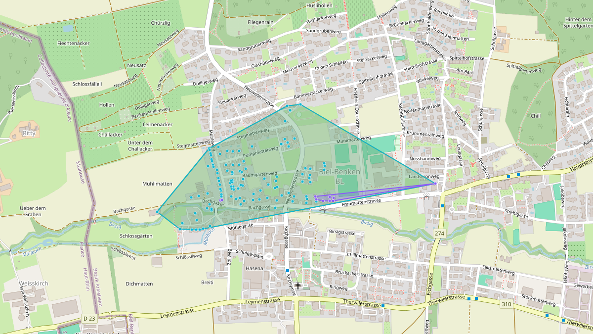 LEG-Potenzial-Karte von Quartier-LEG Bachgasse