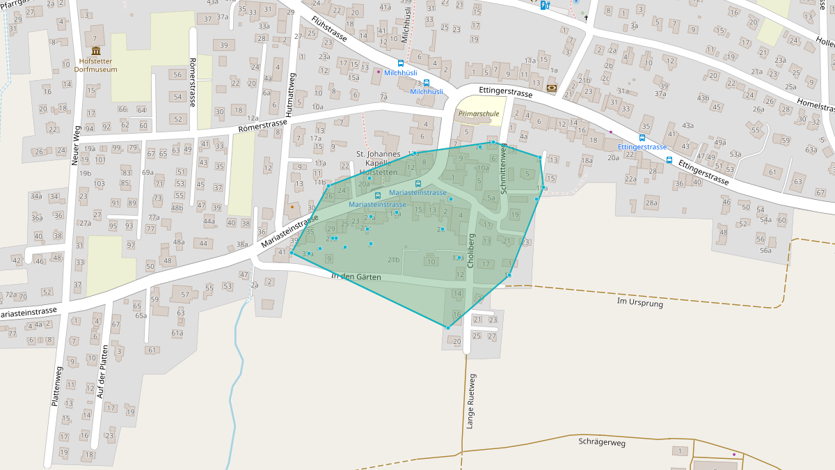 LEG-Potenzial-Karte von Quartier-LEG "Dorf"