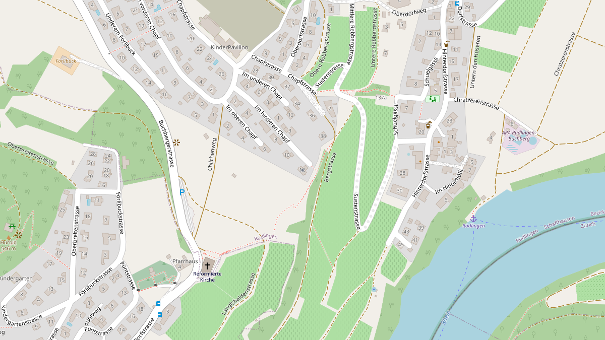 Carte du potentiel CEL de LEG Rüdlingen