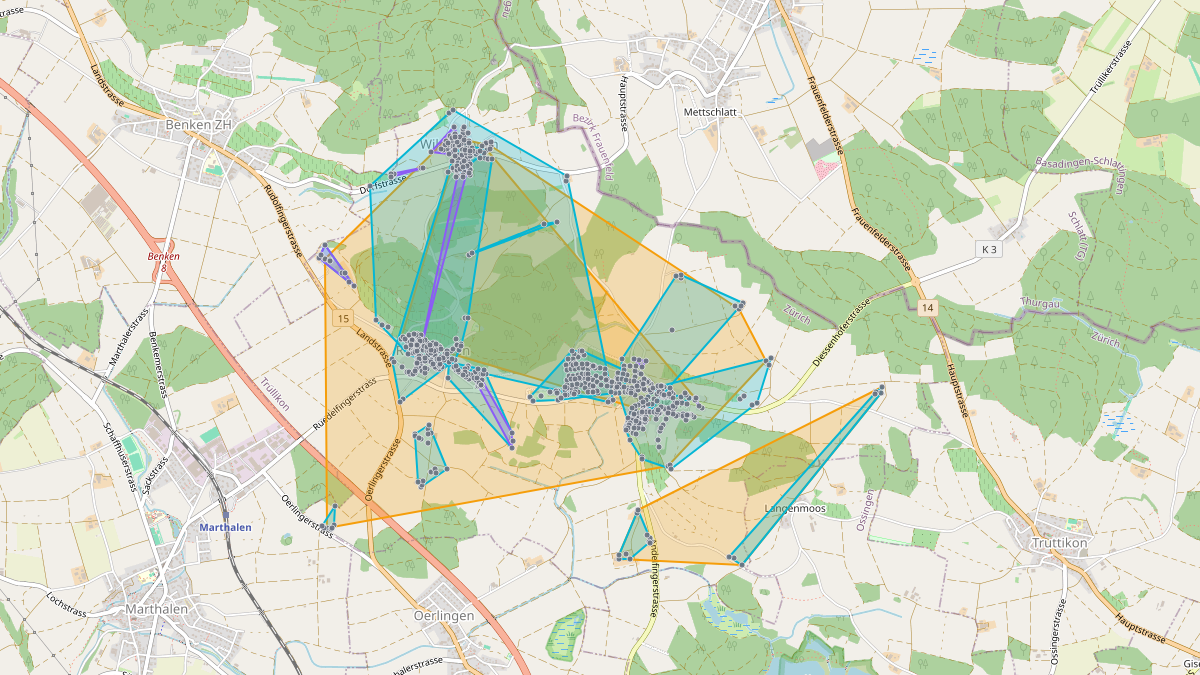 Mappa del potenziale CLE di LEG Trüllikon (ZH)