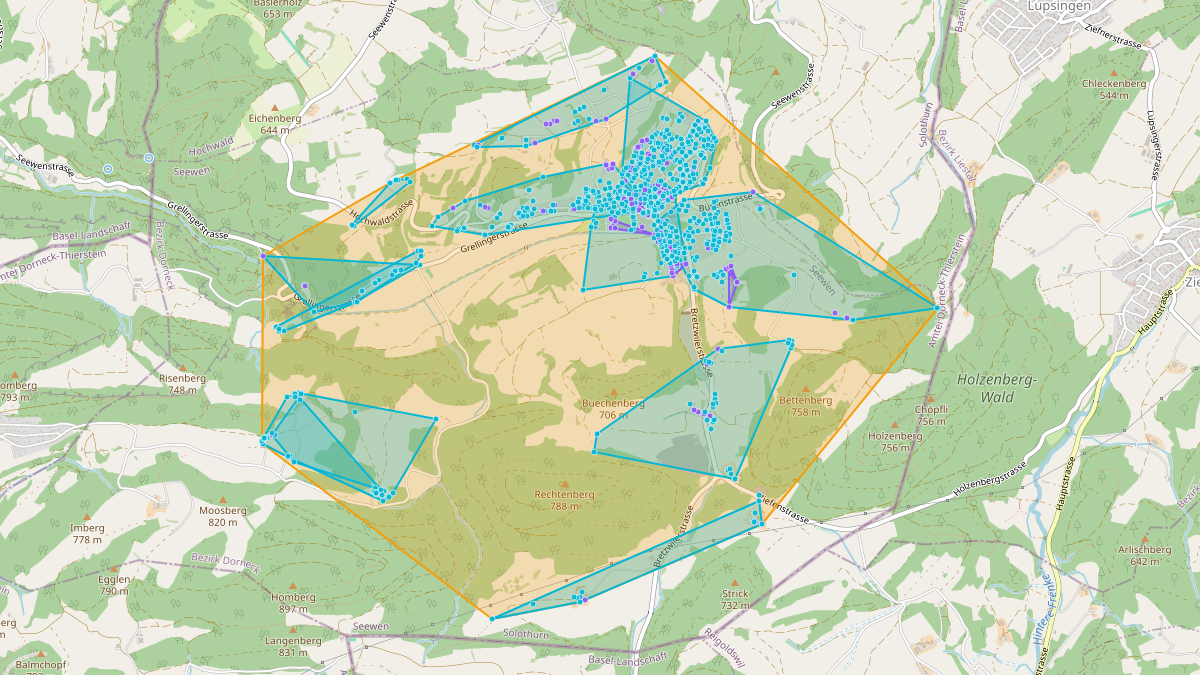 LEG-Potenzial-Karte von LEG Seewen (SO) – Netzgebiet 1