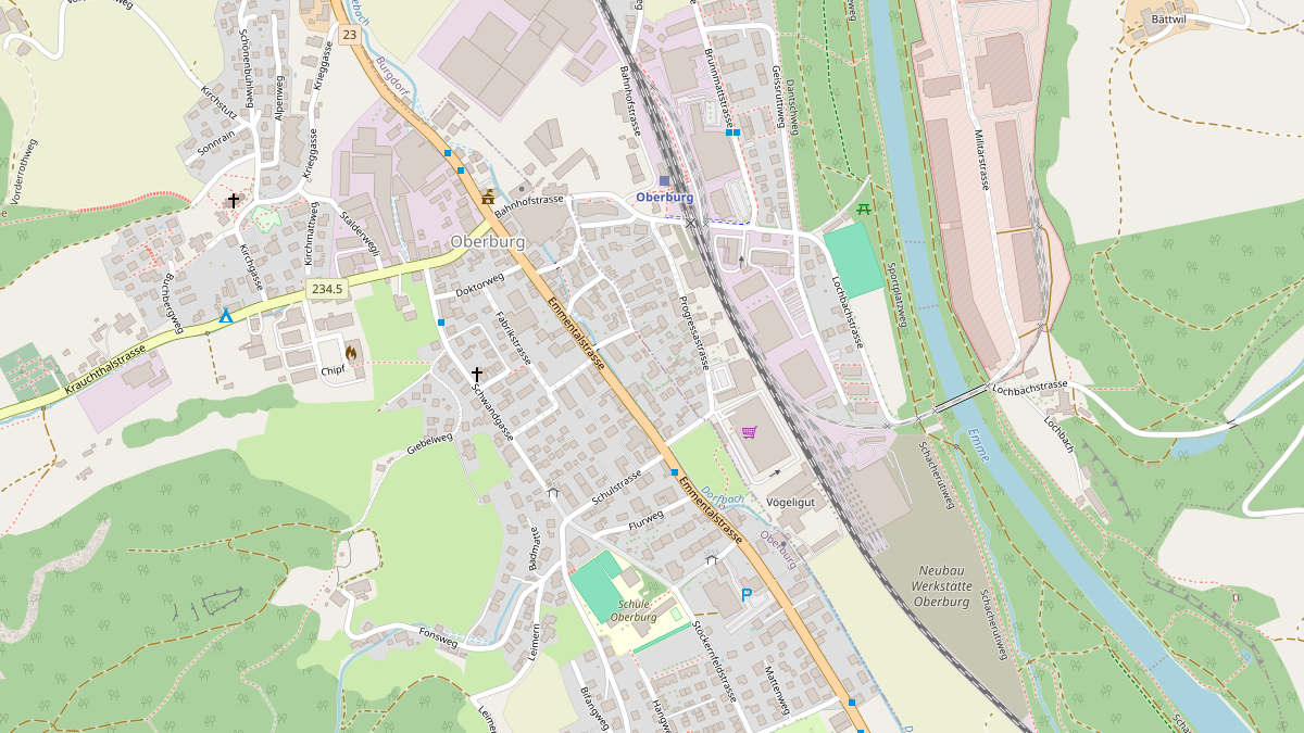 Carte du potentiel CEL de LEG Oberburg