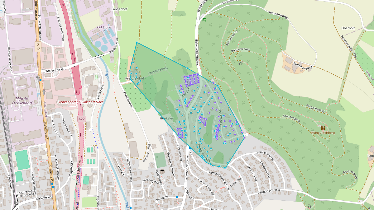 LEG-Potenzial-Karte von Quartier-LEG Schnäggeberg