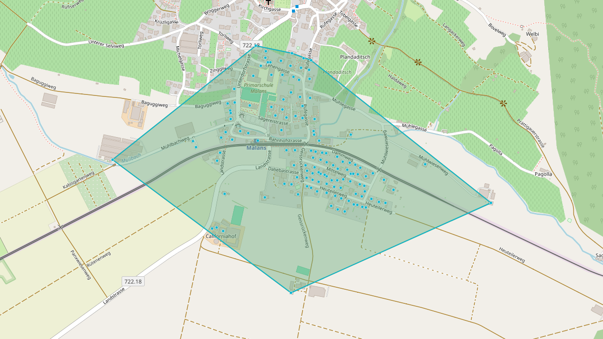 LEG-Potenzial-Karte von Quartier-LEG Malans Süd