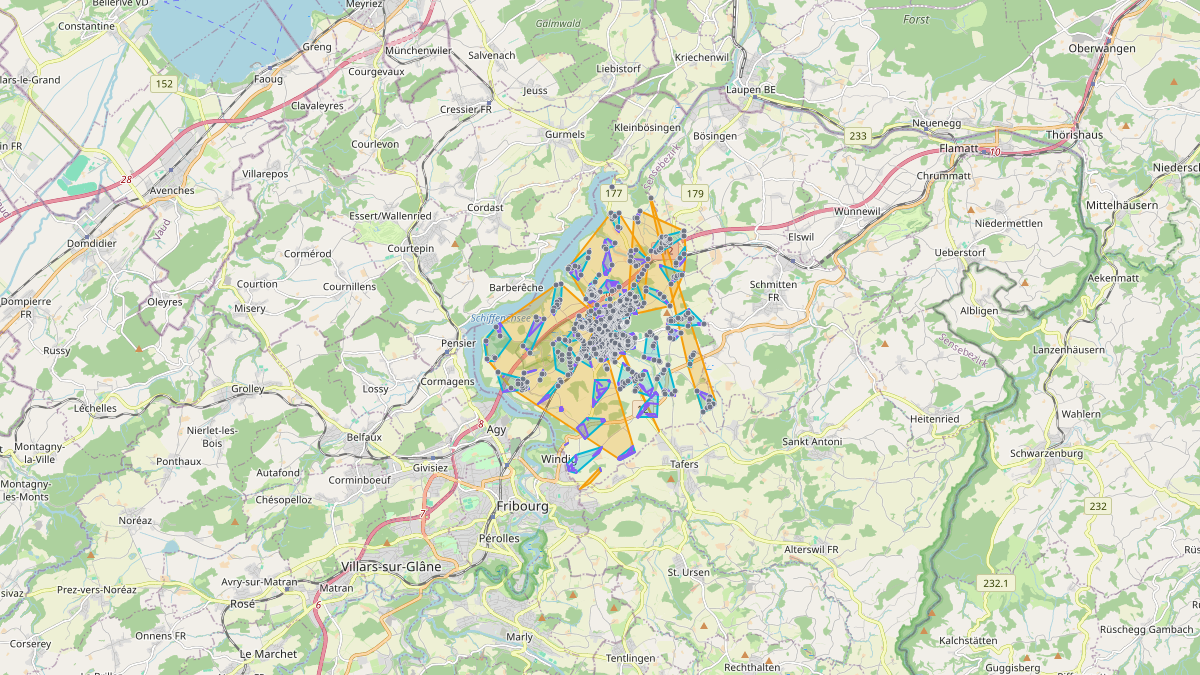 LEG-Potenzial-Karte von LEG Düdingen