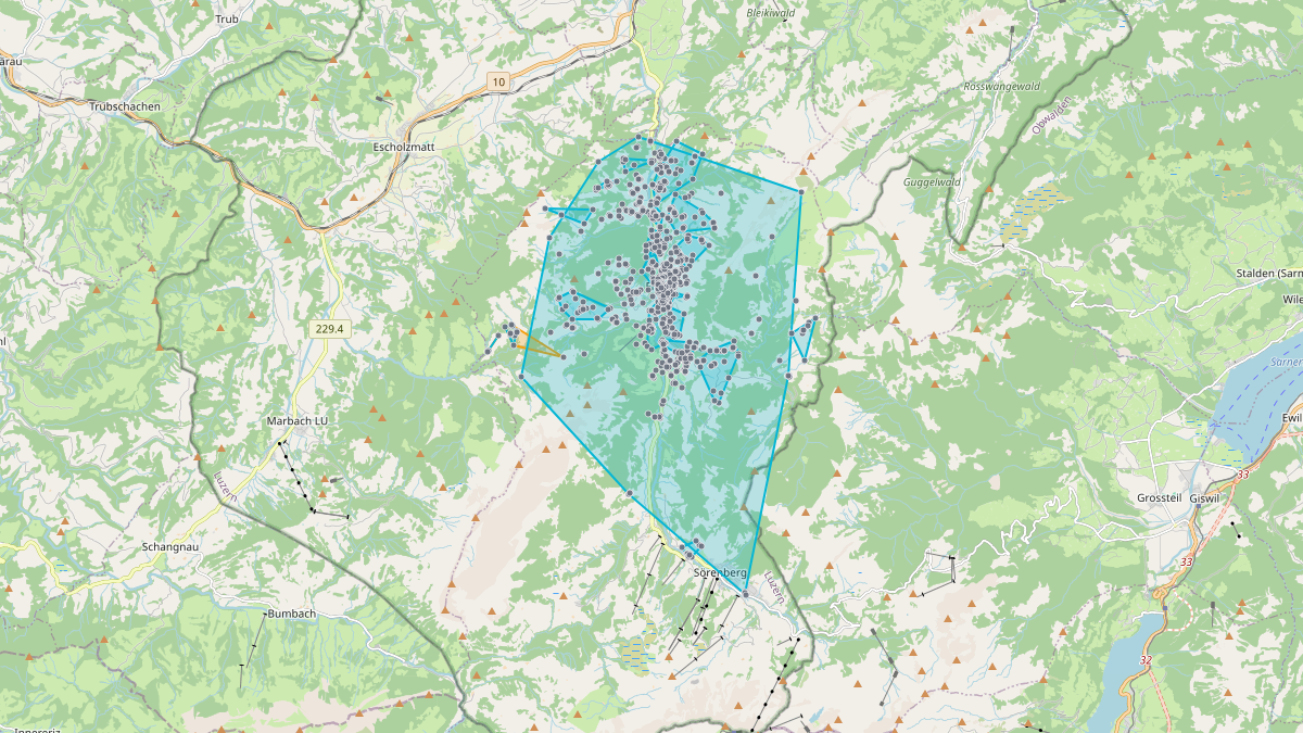 LEG-Potenzial-Karte von LEG Flühli