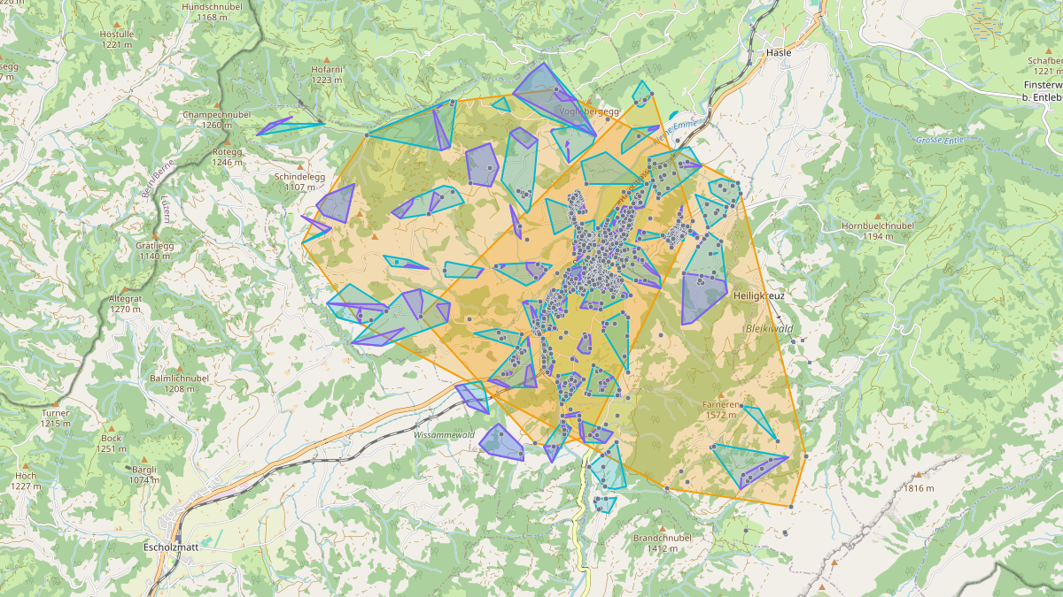 LEG-Potenzial-Karte von LEG Schüpfheim
