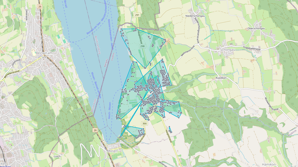 LEG-Potenzial-Karte von LEG Aesch (LU)
