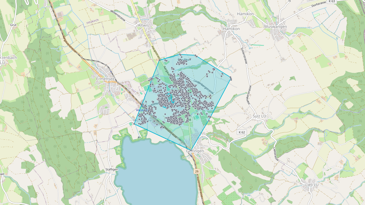 LEG-Potenzial-Karte von LEG Hitzkirch