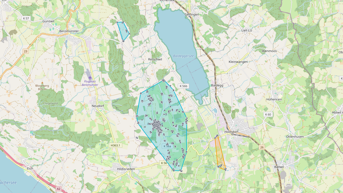 LEG-Potenzial-Karte von LEG Römerswil