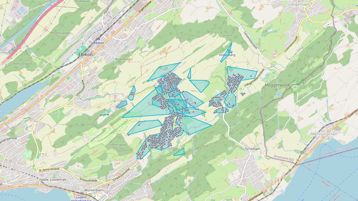 LEG-Potenzial-Karte von LEG Adligenswil