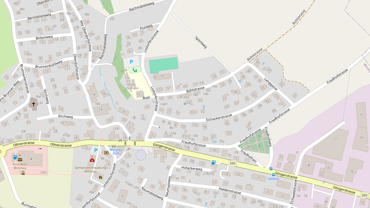 Mappa del potenziale CLE di LEG Winznau (SO) – Quartier 20