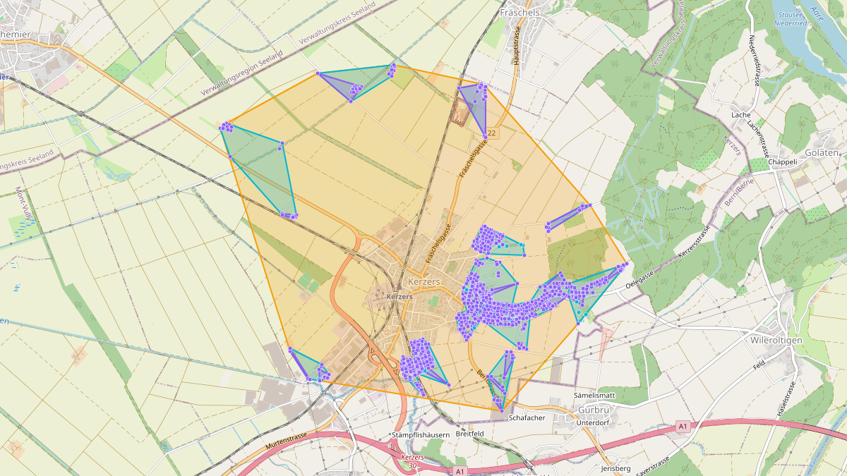 Carte du potentiel CEL de LEG Kerzers (FR) – Unterwerk LEG 20% 3873121924