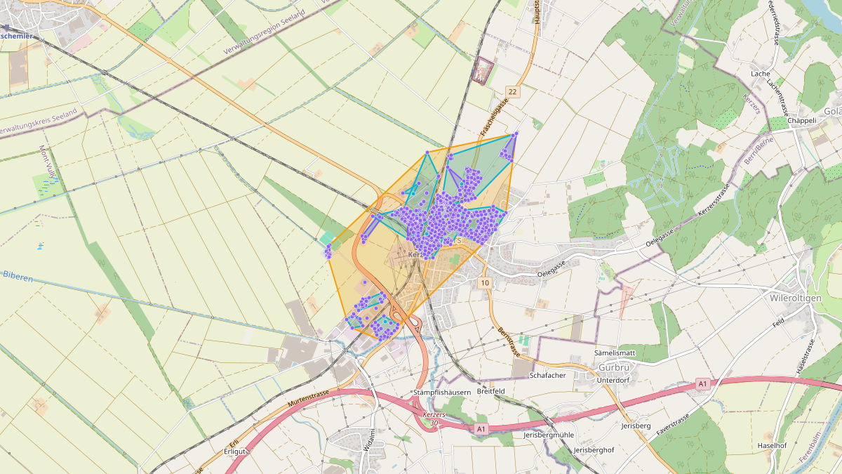 Carte du potentiel CEL de LEG Kerzers (FR) – Unterwerk LEG 20% 2580678308