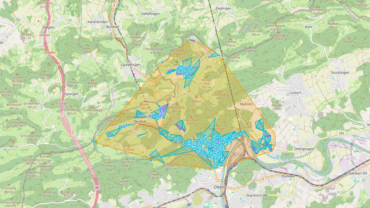 Carte du potentiel CEL de Quartier-LEG Wisen I