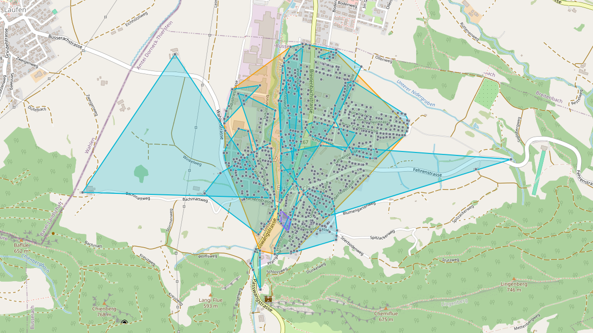 LEG-Potenzial-Karte von LEG Büsserach (SO)