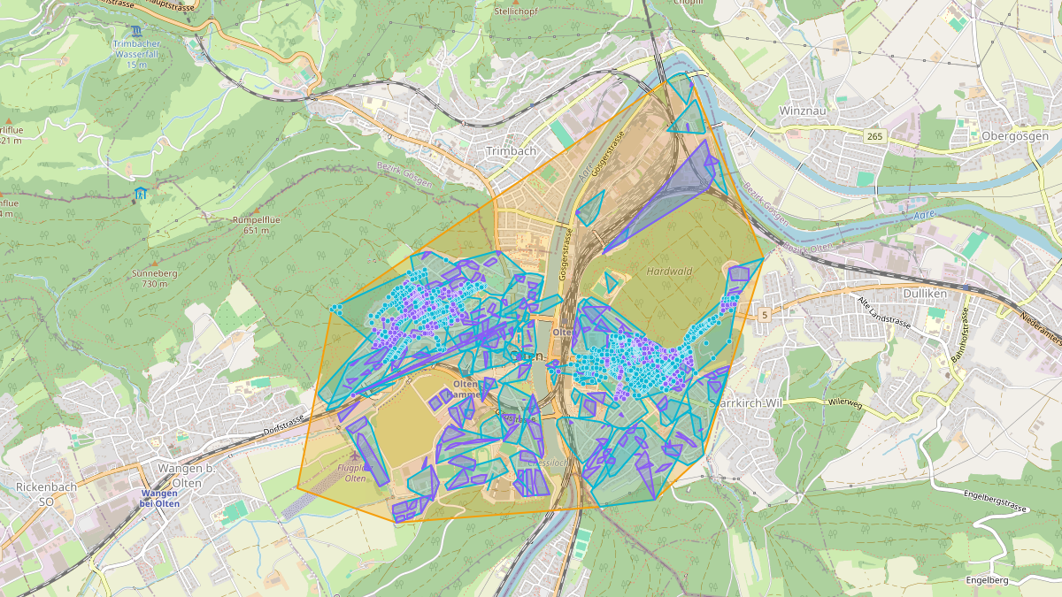 LEG-Potenzial-Karte von LEG Olten (SO)