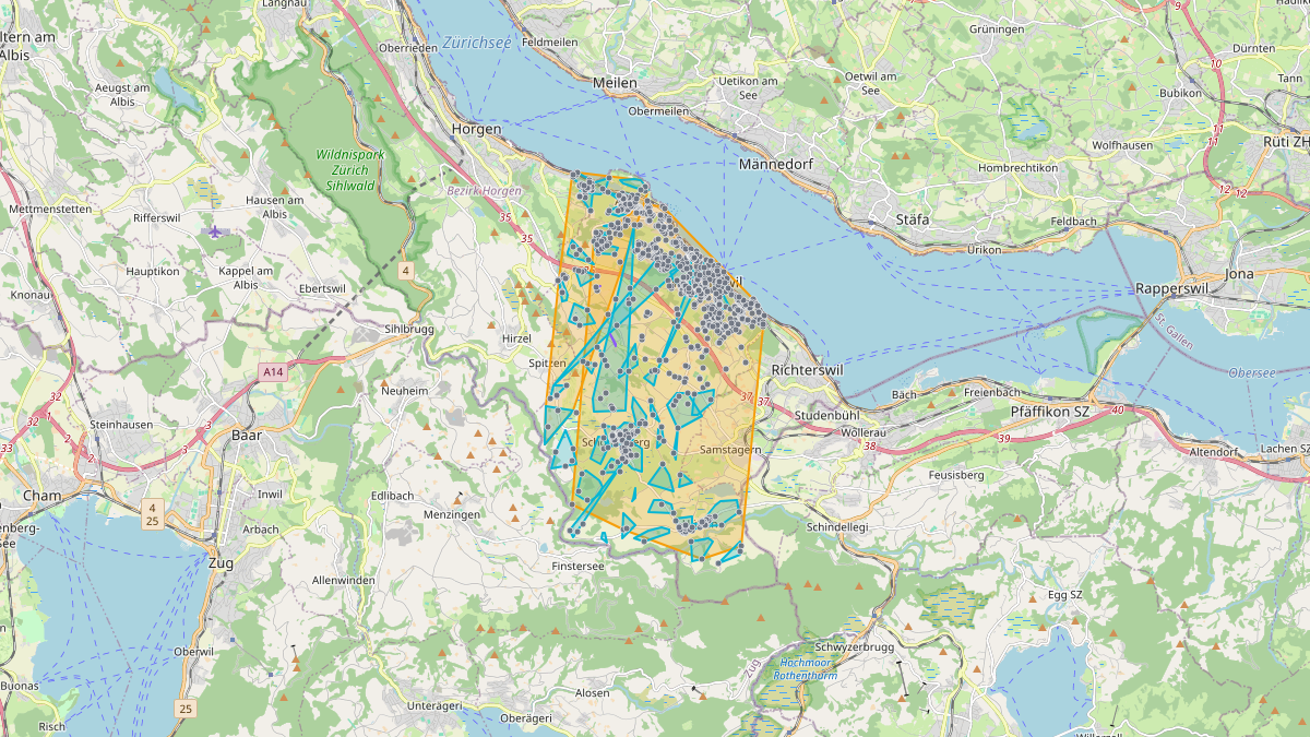LEG-Potenzial-Karte von LEG Wädenswil (ZH)