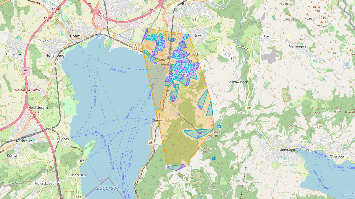 LEG Zug (ZG) – Netzgebiet 2