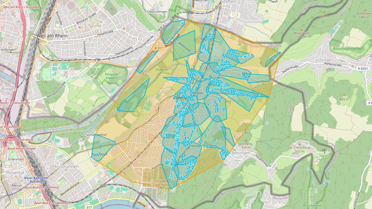 LEG Riehen (BS) – Netzgebiet 1