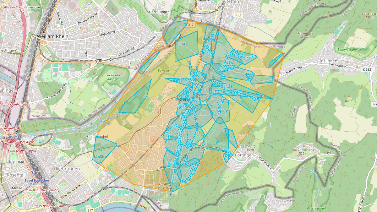LEG Riehen (BS) – Netzgebiet 1