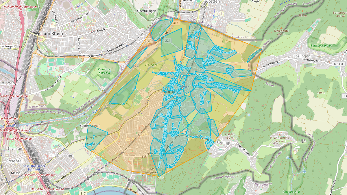 LEG Riehen (BS) – Netzgebiet 1