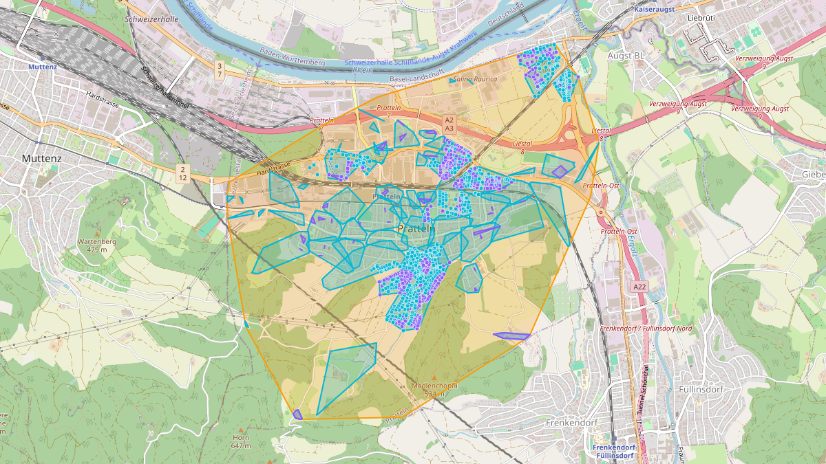 LEG Pratteln (BL) – Netzgebiet 1