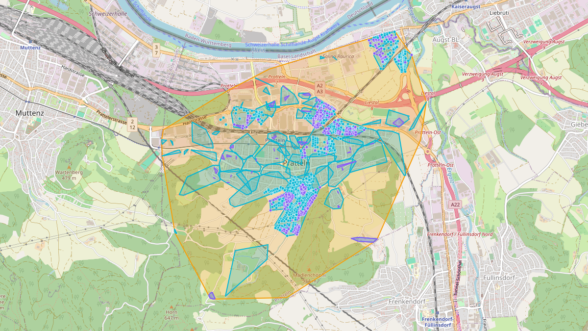 LEG Pratteln (BL) – Netzgebiet 1