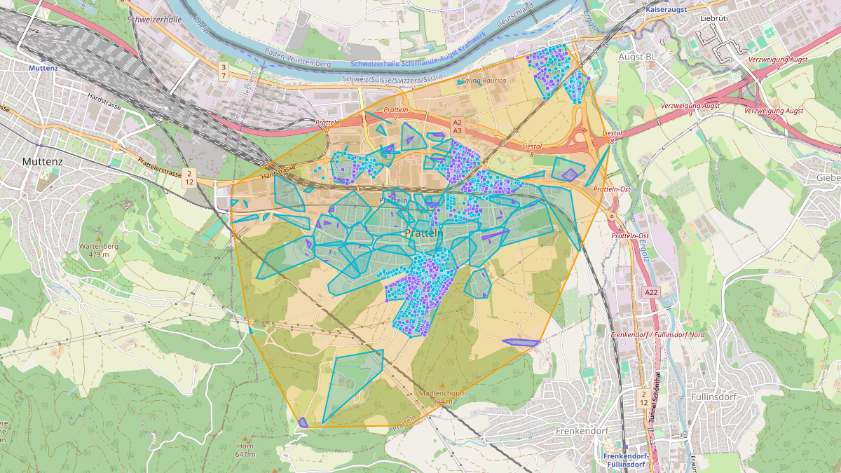 LEG Pratteln (BL) – Netzgebiet 1