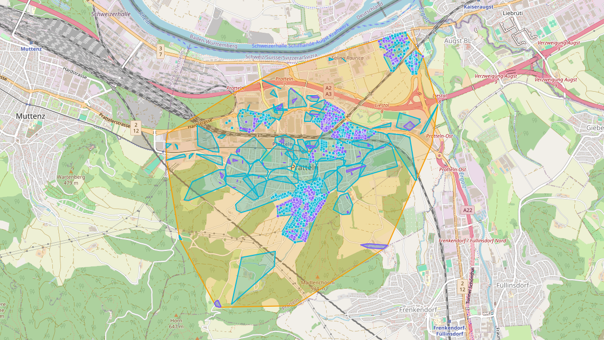 LEG Pratteln (BL) – Netzgebiet 1