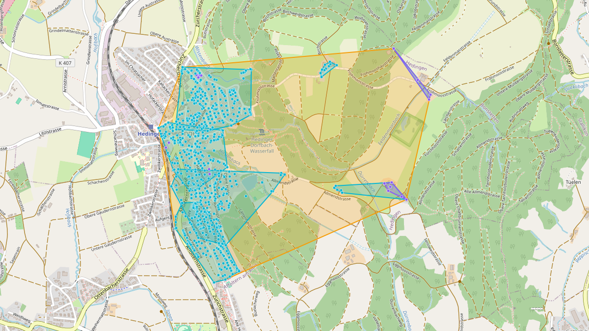 LEG Hedingen (ZH) – Netzgebiet 1